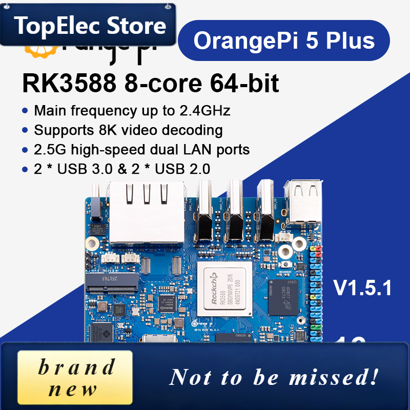 Orange Pi 5 Plus 16Gb - أورانج باي 5 بلس من توب