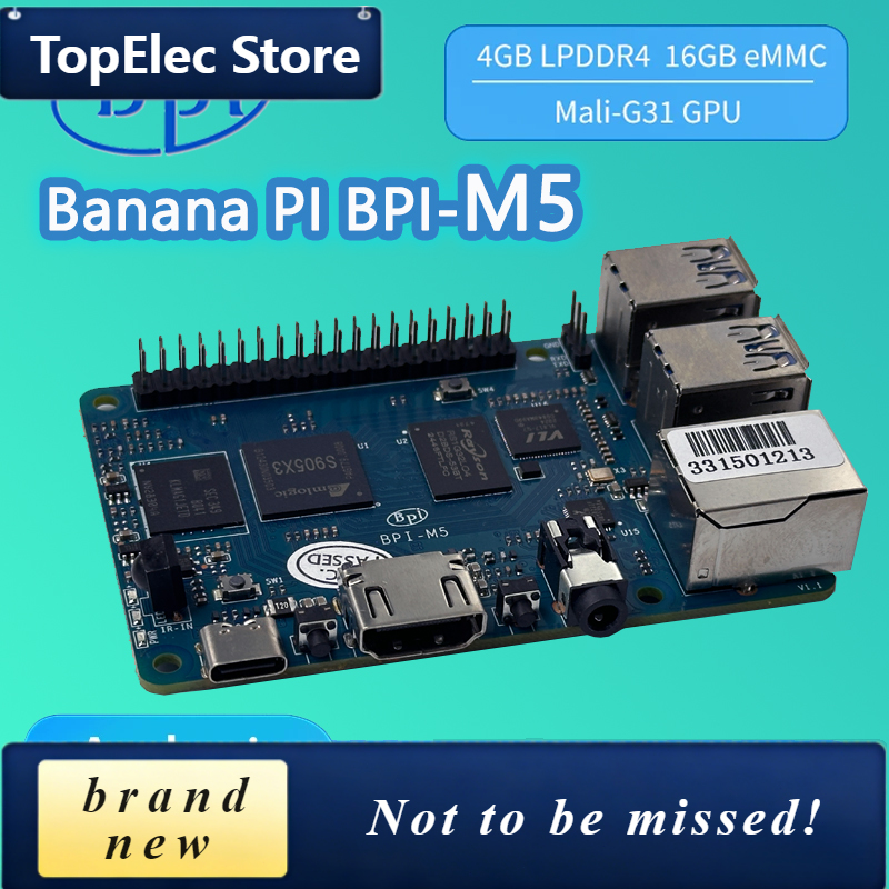 Banana Pi Bpi-M5 - لوحة تطوير TopElec Banana PI BPI-M5