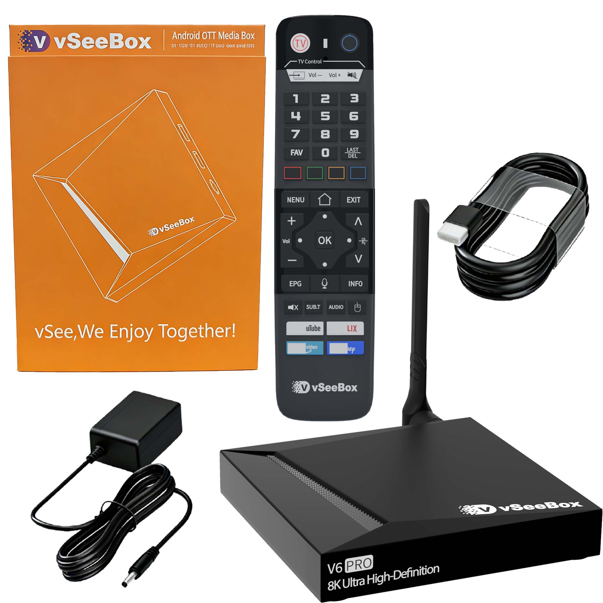 Khadas Vim4 8Gb - VSeeBox V6 Pro 2026 الأحدث، ذاكرة