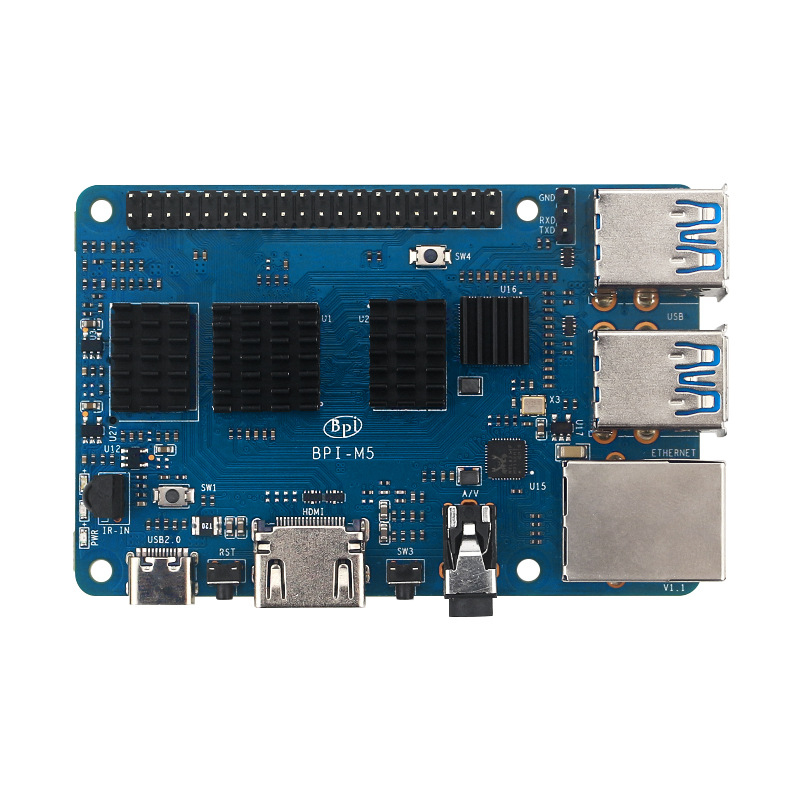 مشتت حراري من الألومنيوم لمعال - مراجعة Banana Pi Bpi-M5 وسعره
