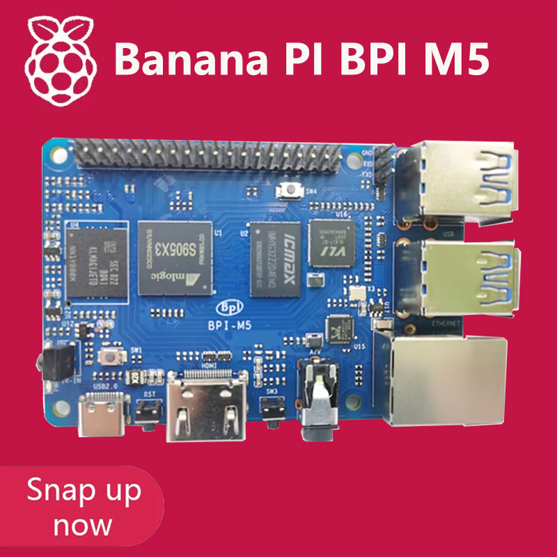 الموز PI M5 BPI M5 الجيل الجدي - مراجعة Banana Pi Bpi-M5 وسعره