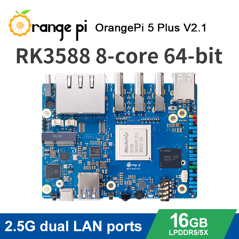 لوحة تطوير كمبيوتر مصغر Orange - مراجعة Orange Pi 5 Plus 16Gb وسعره